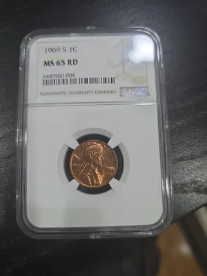 1969 S MS 65 RD - Image 1 of 2