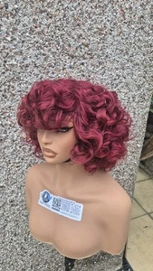 10" Human Hair Fringe Omotola Bounce wig - Picture 1 of 6