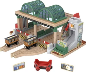 Thomas the Tank Engine Wooden Rail Series Thomas Annie and Clara Bell s Nap 874 - Picture 1 of 6