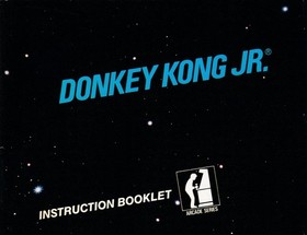 Nintendo NES Instruction Manual Donkey Kong Jr.