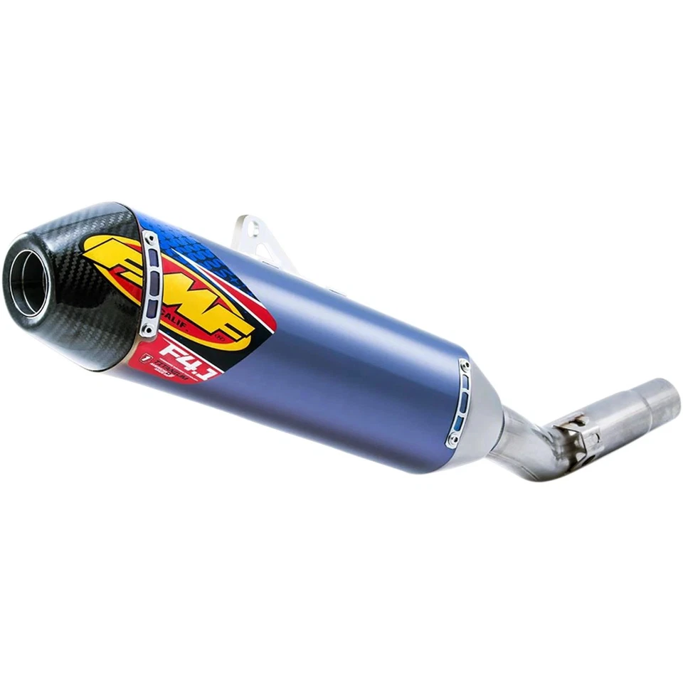 FMF Factory 4.1 Slip-On Exhaust Pipe Muffler Blue 15-19 Yamaha WR250F - 044429 - Image 1 of 1