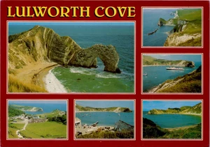 Multi View Horseshoe Shaped Lulworth Cove ~ West Lulworth ~ Dorset England - Picture 1 of 2