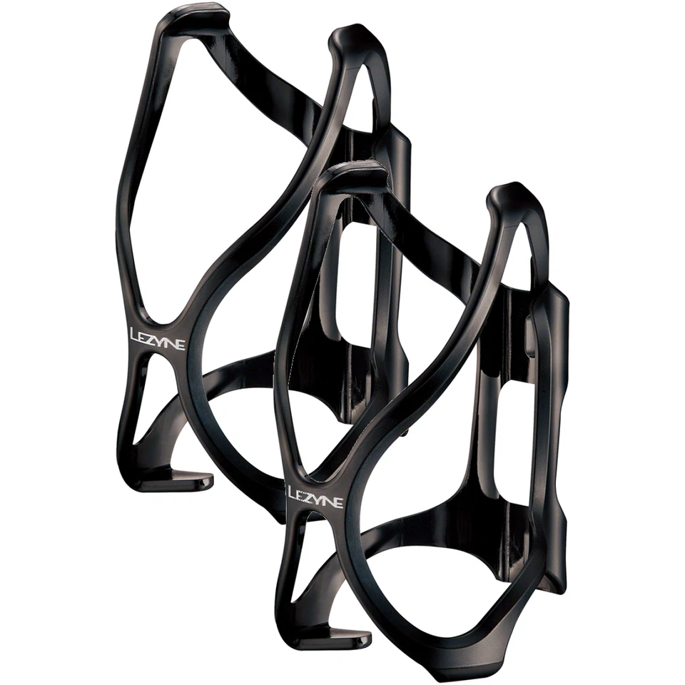 Pack of 2 Lezyne Flow Water Bottle Cage, Black - Image 1 of 2