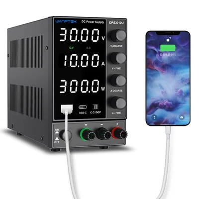 30V~160V 2~10A Adjustable Variable Lab DC Power Supply Bench Power Switching - Image 1 of 4