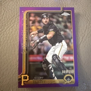 Joey Bart 2025 Topps Chrome Purple Refractor Pirates /250 Q4450 - Bild 1 von 2