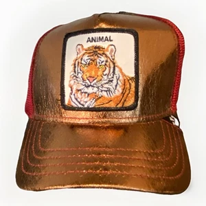 Goorin Bros The Farm Animal Trucker Spotlight Animal Tiger Metallics Kapsel EUC - Bild 1 von 8