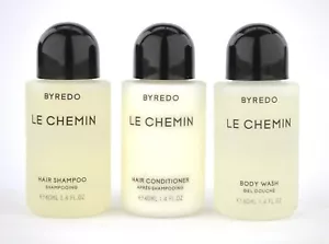 Byredo Le Chemin Shampoo, Conditioner, Body Wash 40ml each (1.4oz) New - Picture 1 of 7