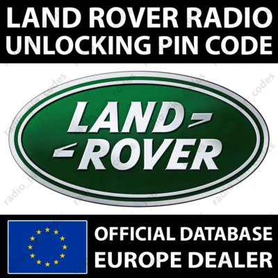 LAND ROVER RADIO PIN CODE DEFENDER DISCOVERY FREELANDER BECKER VISTEON M SERIES - Bild 1 von 4