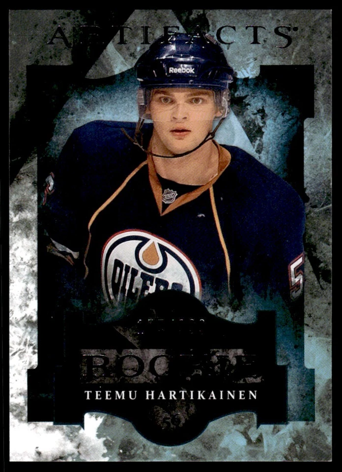 2011-12 Upper Deck Artifacts Teemu Hartikainen Rookie /999 Edmonton Oilers #163 - Image 1 of 2