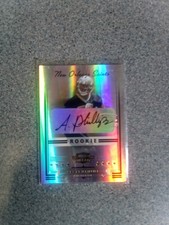 Anwar Phillips 2005 Donruss Threads Rookie Signature Card # 655/999