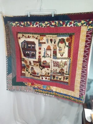 Edredón de bebé hecho a mano con versículo bíblico 43x40. Calidad de reliquia... Hermosa  Foto 1 de 4