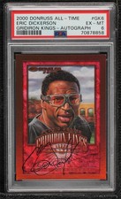 2000 Donruss All-Time Gridiron Kings Studio Series Eric Dickerson PSA 6 Auto HOF