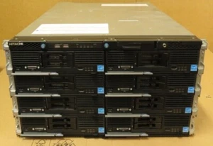 Hitachi Compute Blade CB500 Chassis 8 x CB520H B2 4x PSU 2x Mgmt 4x Switch CTO - Foto 1 di 10