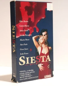SIESTA (1987) VHS MOVIE OOP 90s EROTIC THRILLER| ELLEN BARKIN LORIMAR HOME VIDEO - Picture 1 of 6