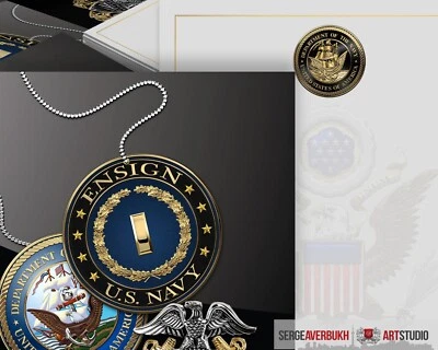 Customizable U.S. Navy Ensign Invitation Template DIGITAL DOWNLOAD - Image 1 of 3