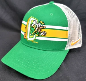 NEW Oregon Ducks Nike Rise Green Mesh Snapback Trucker Cap Hat Adult OSFM - Picture 1 of 9