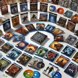 Sammler 4K Ultra HD Blu-rays, mehrere Themen, seltene neue/gebrauchte Filme kostenloser Versand - Bild 1 von 87