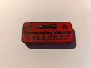 Bosch Rare Original Tin Box - Car Fuses (Prewar?) - Picture 1 of 2