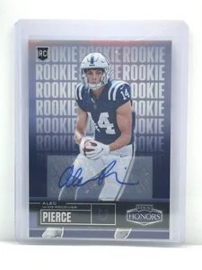 2022 Panini Honors Signature Prizm #77 Alec Pierce Dallas Cowboys NFL RC 15/25 - Picture 1 of 6