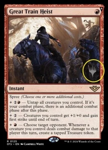 1x - Great Train Heist - (promo pack) - Outlaws of Thunder Junction - NM MTG - Picture 1 of 1
