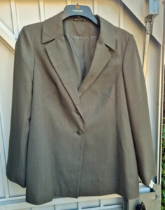 ASDA GEORGE GREEN 3 PIECE SUIT JACKET SKIRT TROUSERS SIZE 12/14 NEW - Picture 1 of 6
