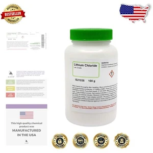 High-Purity Lithium Chloride 100g - Perfect for RNA Precipitation Tasks - Picture 1 of 8