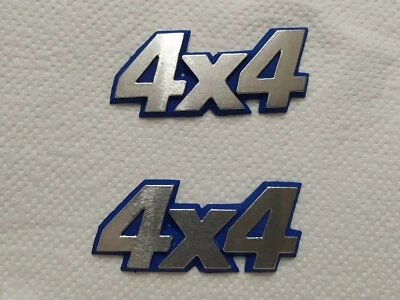 2 Targhetta Logo Stemma scritta laterale per FIAT PANDA 4X4 141 141a - Bild 1 von 2