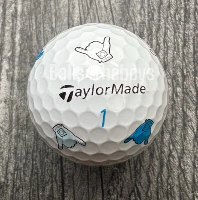 Taylormade TP5x Pix Shaka Hawaii 2024 Logo Golf Ball (1)