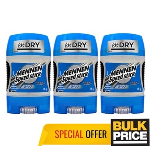 Mennen Speed Stick Cool Night Gel Deodorant Dry Fresh Odor Protection 85g 3-Pack - Picture 1 of 6