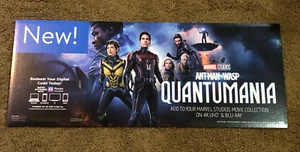 Ant Man and Wasp Quantumania Movie Store Display Sign Poster Promo 30"x12" NEW ! - Picture 1 of 1