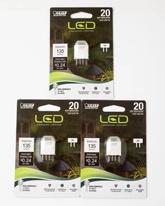 Feit Electric LED 20 Watt 12 Volt 135 Lumens G4 Base Landscape Light Bulb Warm W - Picture 1 of 2