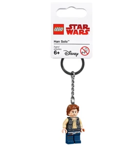 LEGO HAN SOLO KEYRING STAR WARS 853769 KEYCHAIN KEY RING RARE RETIRED BRAND NEW - Picture 1 of 3