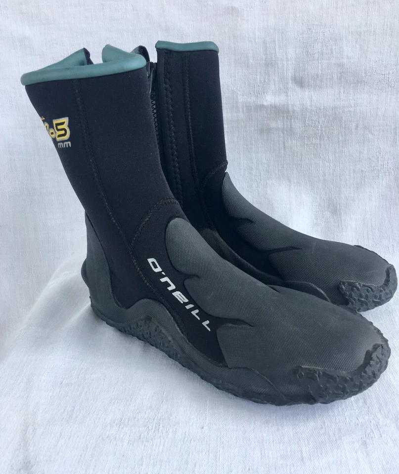 Botas húmedas O'Neill FX-5 Firewall punta redonda cremallera lateral limpias/para mujer talla 8 Foto 1 de 4