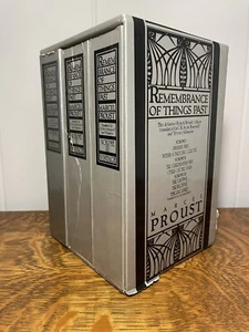 Remembrance of Things Past Volume 1-3 Marcel Proust Box Set 1981 Slip Case - Imagen 1 de 10