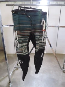 Fly Racing 375-53036 Kinetic Wave Pants Mens size 36 Black/Rum-Blue - Picture 1 of 5