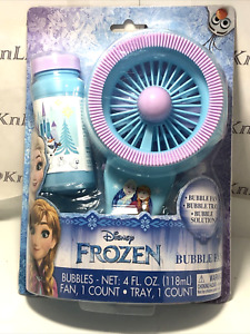 Disney's Frozen Electric Bubble Fan with Bubble Solution and Bubble Tray