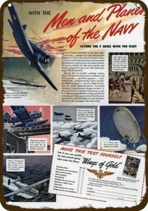 1942 Zweiter Weltkrieg DOUGLAS VERHEERER TBD Torpedoflugzeug *DEKORATIVE NACHBILDUNG METALLSCHILD - Bild 1 von 1