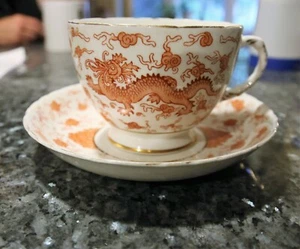 Vintage H & M Sutherland England Bone China Large 5" Cup & 7¾" Plate! - Picture 1 of 2