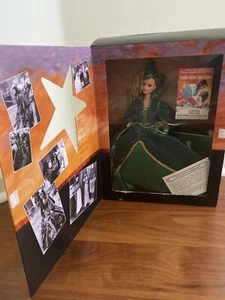 Vintage Mattel Hollywood Legends Barbie Puppe 1994 als Scarlett O'Hara im roten Kleid - Bild 1 von 5