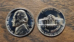 1971-S JEFFERSON NICKEL GEM PROOF CAMEO - Picture 1 of 1