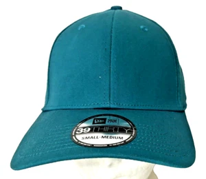 New Era 39Thirty Teal Baseball Cap Hat - Size Small-Medium - Picture 1 of 7