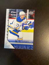 2020-21 Upper Deck Extended Series Dylan Cozens Young Guns Retro Tribute T-84