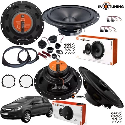 Kit 6 Casse Altoparlanti JBL Anteriori e Posteriori da 165 per Opel Corsa D E - Imagen 1 de 4