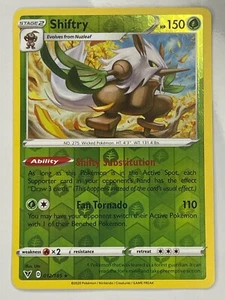 Pokémon JCC Shiftry Vivid Voltage 012/185 holo inverso raro inglés 2020 casi nuevo - Imagen 1 de 2