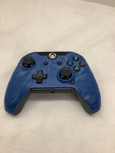 pdp 048-082 Blue Camo Wired Xbox One Controller No Wires #470 - Picture 1 of 3