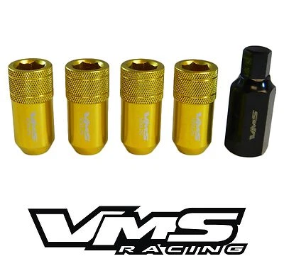 VMS RACING 20 PIEZAS ORO 42 MM HEXAGONAL AFINADOR RUEDA TUERCAS PARA 03-09 NISSAN 350Z Z33 Foto 1 de 3