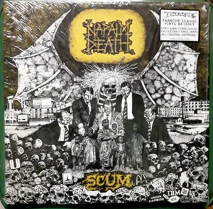 Napalm Death "Scum" 2002 Ltd. Green Vinyl LP UK Cartel Revolver MOSH-003 NMcond. - Picture 1 of 7