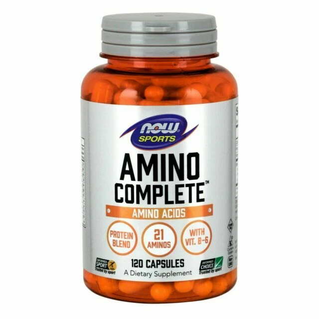 NOW Foods Amino Complete Capsules - 120 Count