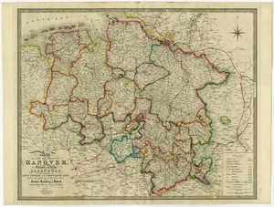 Antique Map of Northern Germany by Wyld (1854) - Picture 1 of 1