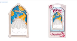Spilla Space Mountain Disney Finestre di Attrazione Limited LE 1250 ESAURITA PREVENDITA - Foto 1 di 2